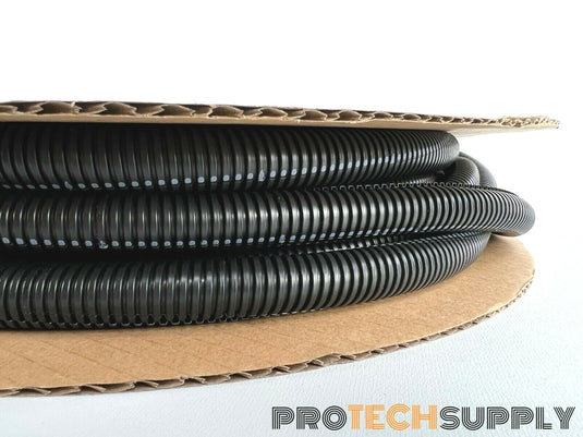 CRNYL CRNYL6/.625X50 Nylon Flexible Slit Corrugated Tubing 5/8" 50' Length 