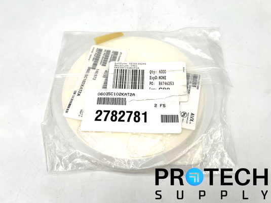(4000/Pk) Kyocera AVX 06035C102KAT2A-62 Ceramic Capacitor NEW with WARRANTY