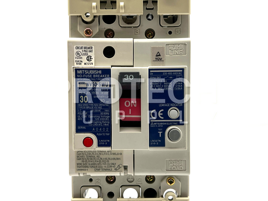 Mitsubishi NV50-SWU Circuit Breaker 30A with WARRANTY