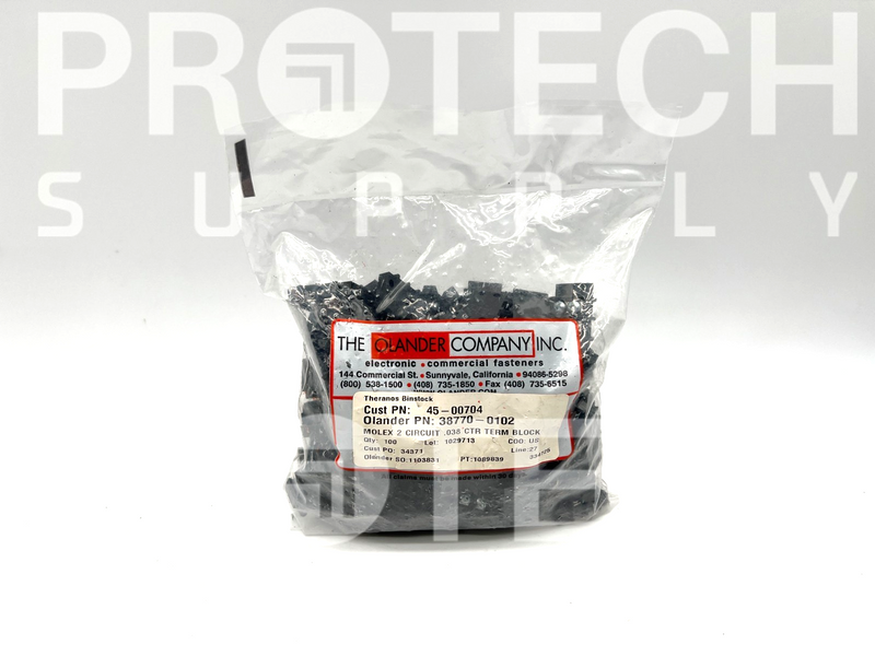 Load image into Gallery viewer, (100/Pk) Molex 38770-0102 2-Circuit Barrier Block Connector NEW with WARRANTY
