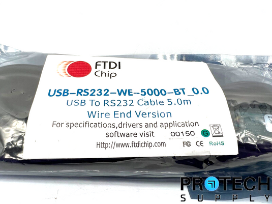 FTDI USB-RS232-WE-500-BT_0.0 USB to RS232 Cable 5.0m NEW SEALED