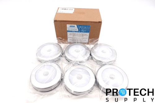 6/Pk AMIR Motion Sensor Light X0023CTFC3 NEW with WARRANTY