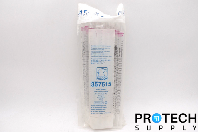 Load image into Gallery viewer, Falcon 357515 Polystyrene Serological 25ml Pipet Pack 20 NEW
