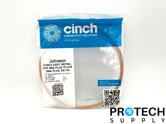 Johnson 415-0029-M2.0 SMA to SMA Coaxial Cable NEW with WARRANTY