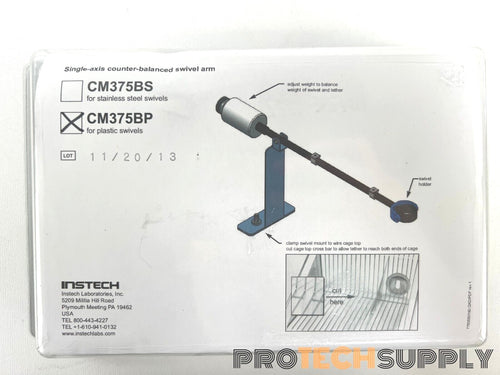 NEW Instech CM375MP Single-Axis Counter-Balanced Swivel Arm with WARRANTY
