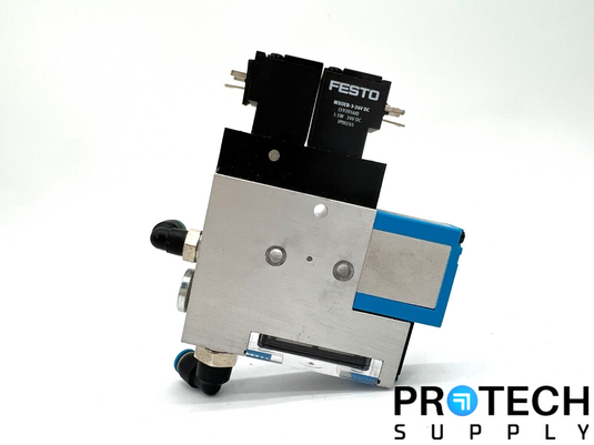 Assy Festo VADMI-140 Vacuum Generator + MSOEB-3-24V Solenoid Valve w/ WARRANTY