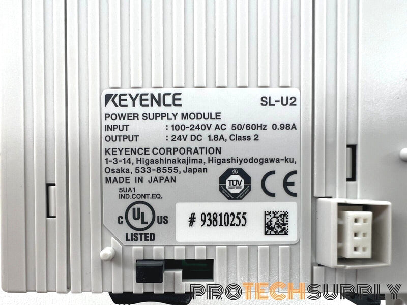 Load image into Gallery viewer, Keyence SL-U2 Power Supply Module DIN Rail Mount 100-240 Vac Input with WARRANTY

