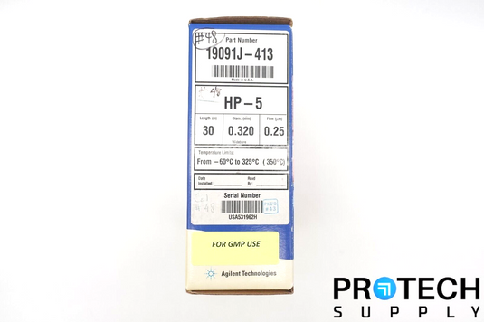 Agilent J&W 19091J-413 HP-5 30m x  0.32mm 0.25µm GC Column NEW with WARRANTY