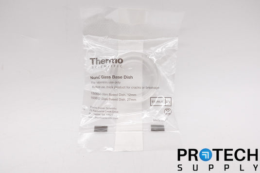 (Qty 19) Thermo 150682 Nunc Glass Base Dish 27mm with WARRANTY