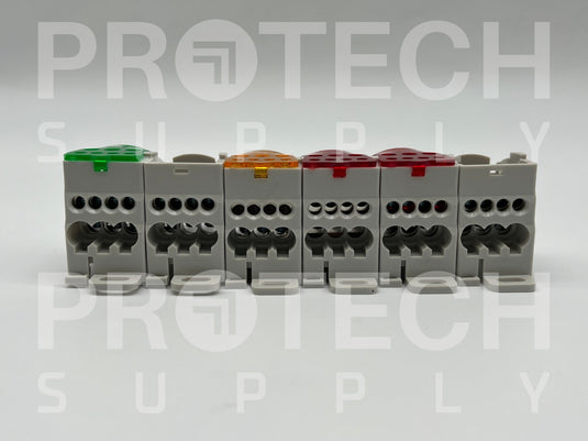 (Lot of 6) MK Electric UKK80 Unipolar Distribution Terminal Block with WARRANTY
