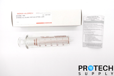 FORTUNA Optima Ganzglasspritze 7.102-45 Glass Syringe 50 mL NEW with WARRANTY