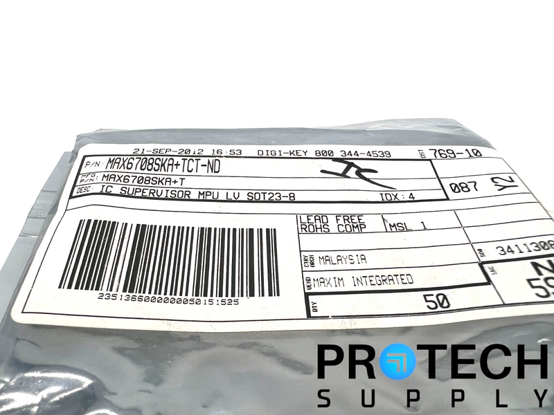 Load image into Gallery viewer, (50/Pk) Analog Devices / Maxim MAX6708SKA+T Dual Voltage Supervisor w/ WARRANTY
