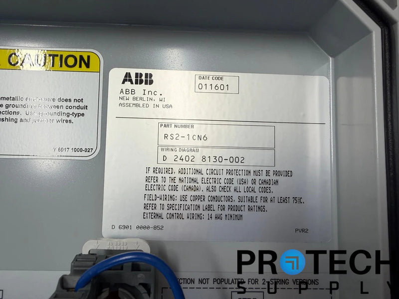 Load image into Gallery viewer, NEW ABB Solar Rapid Rapid Shutdown (RSD) System RS2-1CN6 with WARRANTY
