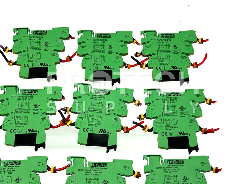 Load image into Gallery viewer, (Lot of 15) Phoenix Contact PLC-BPT-5DC/1/ACT Relay Socket Base with WARRANTY
