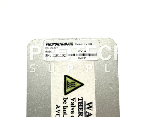 Proportion-Air PA826 Pressure Control Valve / Clippard CS-3139 with WARRANTY