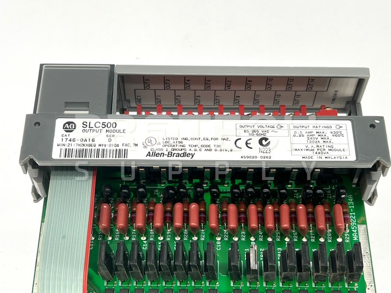 Load image into Gallery viewer, Allen-Bradley 1746-0A16 SLC500 Output Module Ser D with WARRANTY

