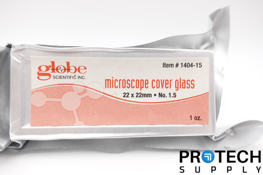 Globe Scientific 1419-10 Cover Glass 24 x 60mm NEW with WARRANTY