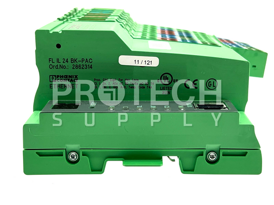 Phoenix Contact FL IL 24 BK-PAC Ethernet Inline Bus Coupler Assy with WARRANTY