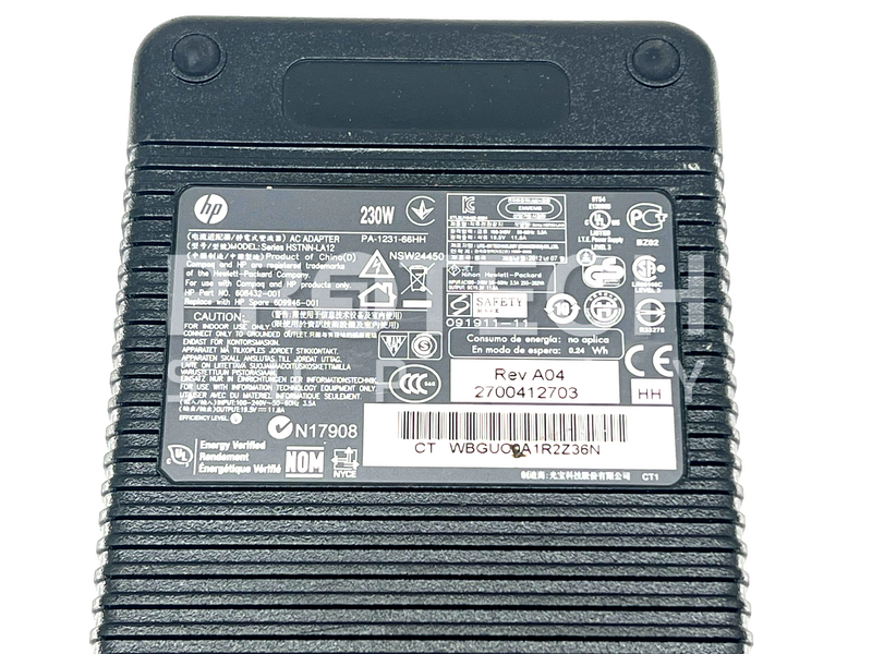Load image into Gallery viewer, HP HSTNN-LA12 AC Adapter 230W PA-1231-66HH GUARANTEED

