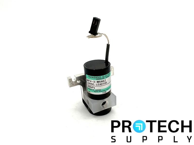 Load image into Gallery viewer, Takasago MTV-3-M6AEZ Solenoid Clean Valve 24VDC LEAD100 with WARRANTY
