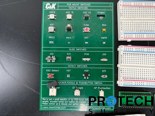 Lot of Misc. Hardware / Boards / Breadboard / PCB Mount Switches