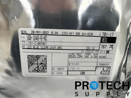 100/Pk Lite-On 160-1646-6-ND Blue 470nm LED Indication NEW SEALED with WARRANTY