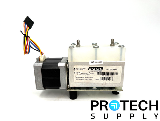 Systec 9000-1023 ZHCR Vacuum Pump + 17PM-K448-02V Stepper Motor Assy w/ WARRANTY