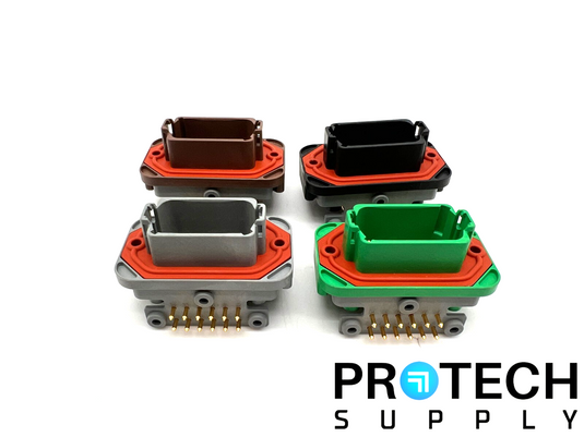 Lot of 4 Amphenol 12-Position Header Connector with WARRANTY