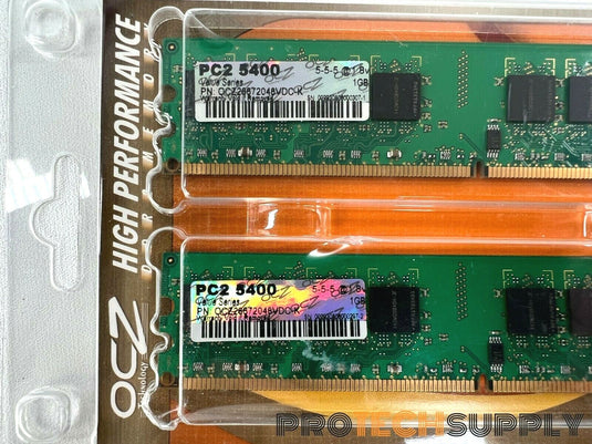 OCZ Technology OCZ26672048VDC-K PC25400 DDR2 Memory 2 x 1Gb With WARRANTY