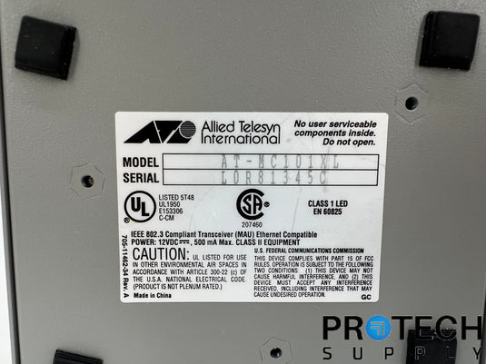 Allied Telesin MC101XL Fast Ethernet Media Converter with WARRANTY