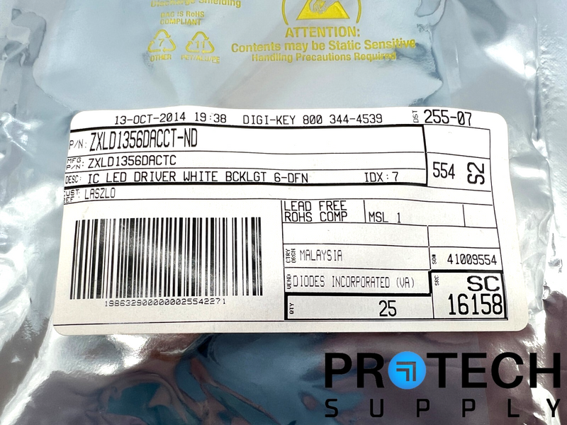 Load image into Gallery viewer, 25/Pk Diodes Incorporated ZXLD1356DACTC LED Driver DC Regulator with WARRANTY
