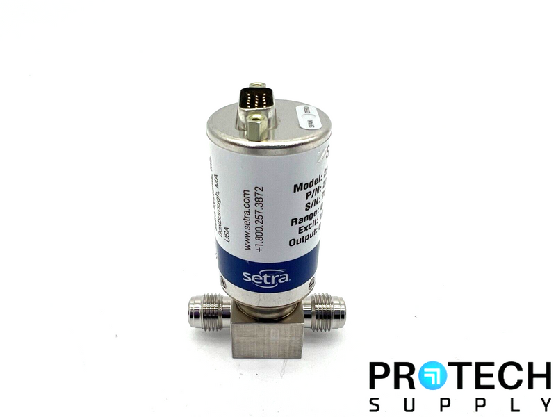 Load image into Gallery viewer, Setra 224G100PAAA2CD1A Flow-Through Pressure Transducer with WARRANTY
