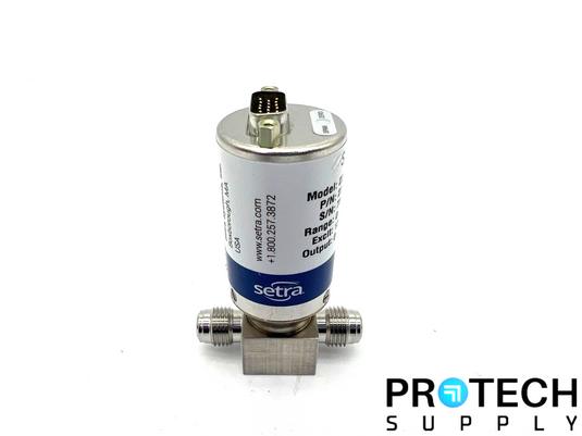 Setra 224G100PAAA2CD1A Flow-Through Pressure Transducer with WARRANTY