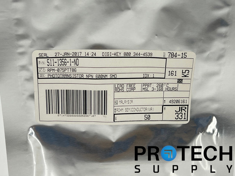 Load image into Gallery viewer, (50/Pk) Rohm Semiconductor RPM-075PTT86 Phototransistors NEW SEALED w/ WARRANTY
