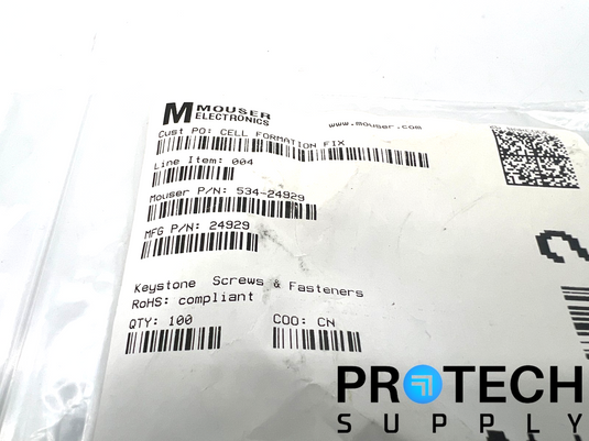 (100 Per Reel) Keystone Electronics 24929 Washers NEW