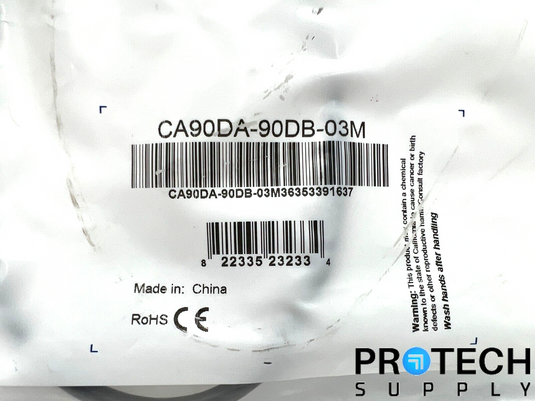 L-Com CA90DA-90DB-03M Right Angle USB Cable NEW with WARRANTY