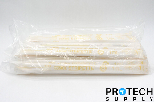 (50/Pk) Corning 4485 Costar Stripette Serological Pipets 1mL NEW with WARRANTY