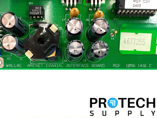Wallac 1056 1416 Arcnet Coaxial Interface Board RGF with WARRANTY
