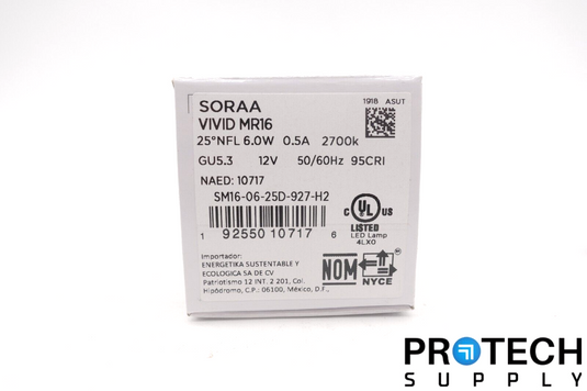 Soraa Vivid MR16 LED Bulb G5.3 2700K SM16-06-25D-927-H2 Without Lens w/ WARRANTY