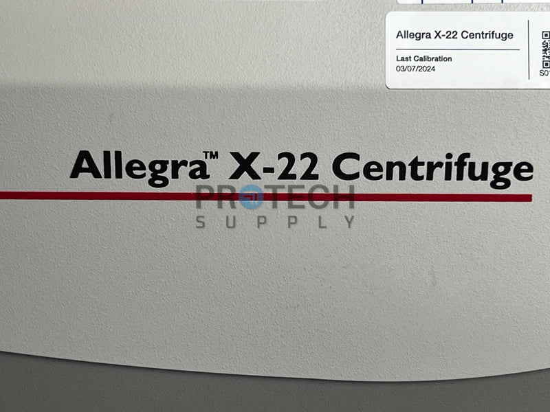 Load image into Gallery viewer, Beckman Coulter Allegra X-22 Centrifuge with S2096 Swing Bucket Rotor &amp; Carriers

