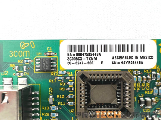 3com 3C905CX-TXNM 10/100Mbps PCI Network Card without Metal Bracket w/ WARRANTY 