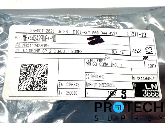 (8/Pk) Analog Devices MAX44242AUA+ Standard Amplifier NEW with WARRANTY