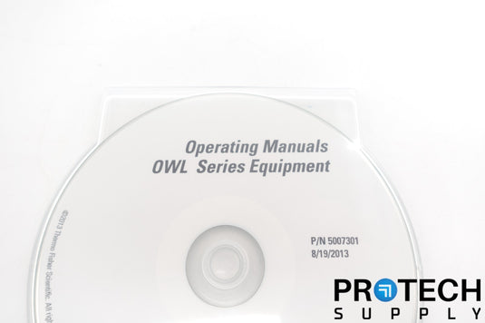 Thermo 5007301 Software Operating Manuals OWL Series Equipment