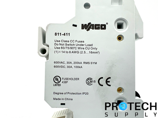 6/Pk Wago Terminal Block Connector 811-411 NEW with WARRANTY