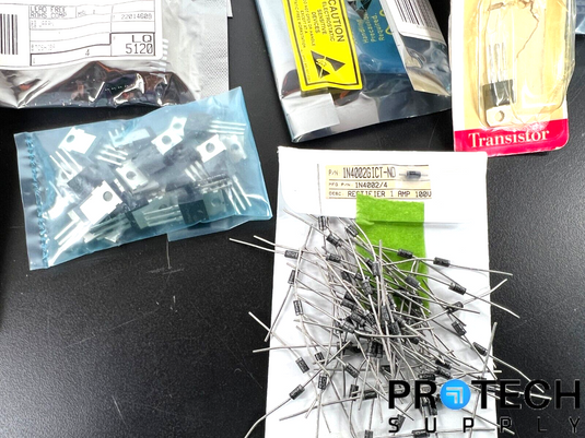 Lot of Miscellaneous capacitor/Resistor/regulator/transistor/resistor/inverter
