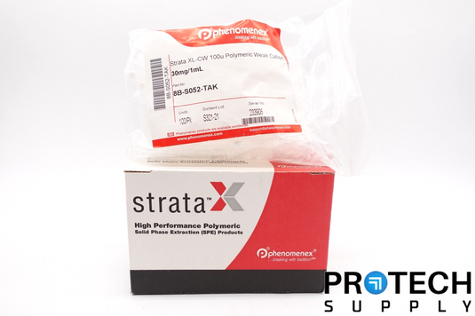 (100/Pk) Strata XL-CW 100µm Polymeric Weak Cation 30mg/1mL Tubes NEW