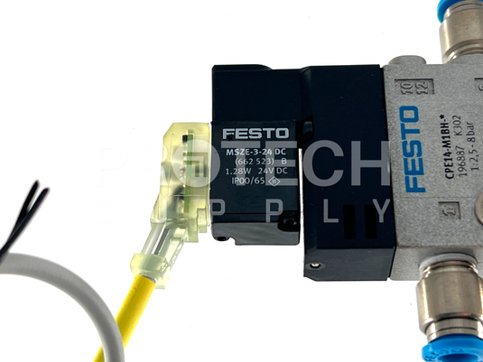 FESTO CPE14-M1BH Solenoid Valve 196887 + MSZE-2-24 Sensor Valve Assy w/ WARRANTY