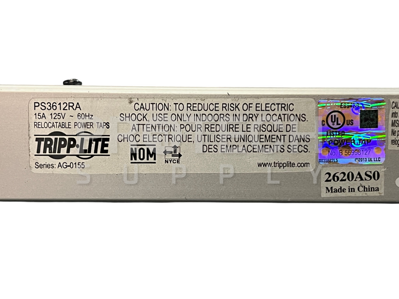 Load image into Gallery viewer, Tripp Lite PS3612RA Vertical Power Strip 36" GUARANTEED

