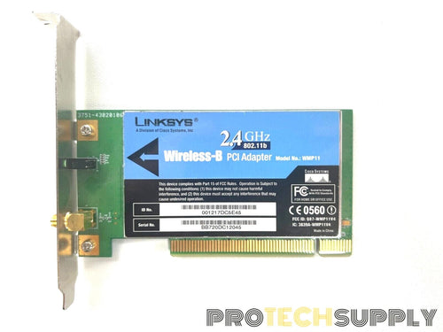 Linksys WMP11 Wireless-B PCI Adapter Network Card Q87-WMP11V4 with WARRANTY 