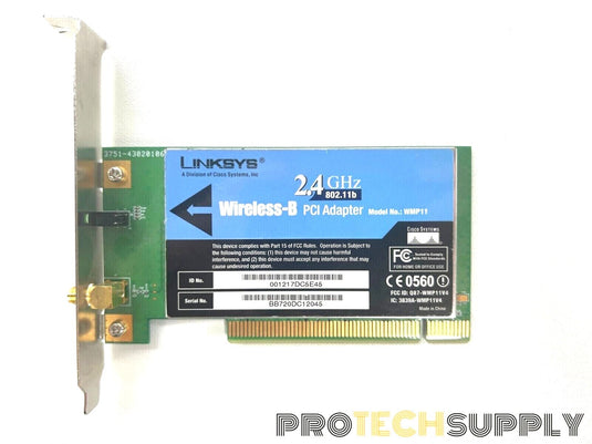 Linksys WMP11 Wireless-B PCI Adapter Network Card Q87-WMP11V4 with WARRANTY 